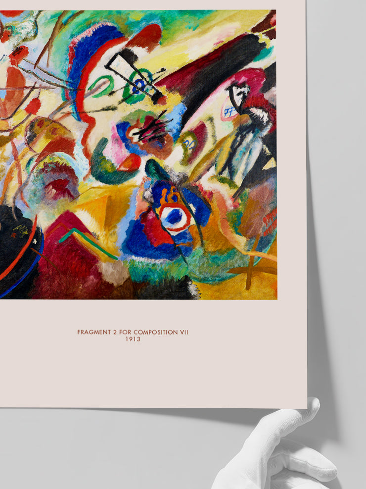 Kandinsky Fragment 2 for Composition VII - Art Print Poster