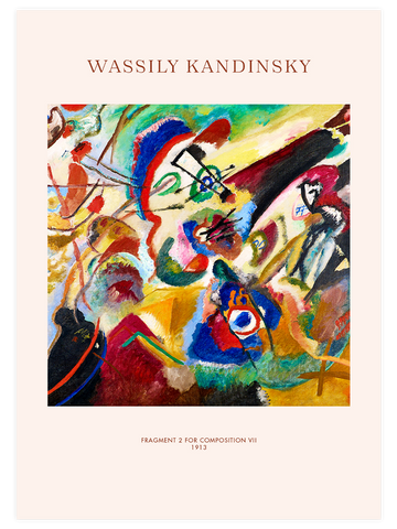Kandinsky Fragment 2 for Composition VII - Art Print Kandinsky Fragment 2 for Composition VII - Art Print