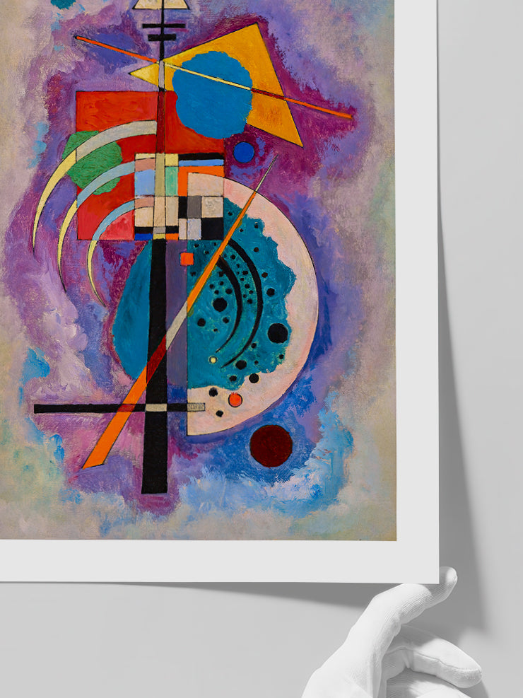 Kandinsky Hommage à Grohmann - Art Print Poster