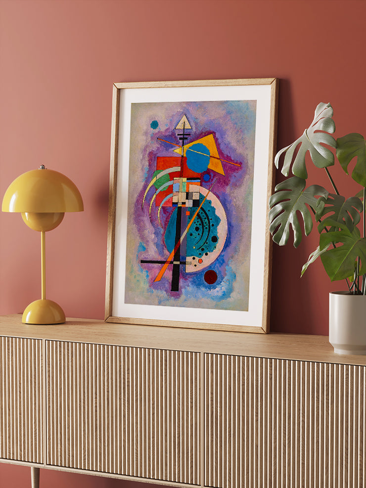 Kandinsky Hommage à Grohmann - Art Print Poster