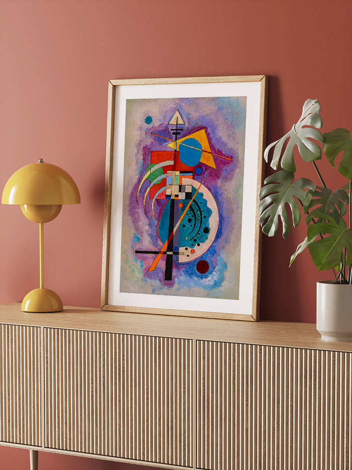 Kandinsky Hommage à Grohmann - Art Print Poster