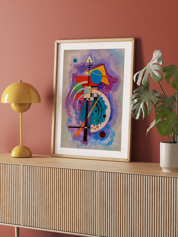 Kandinsky Hommage à Grohmann - Art Print Kandinsky Hommage à Grohmann - Art Print