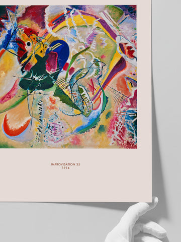 Kandinsky Improvisation 35 - Art Print Kandinsky Improvisation 35 - Art Print