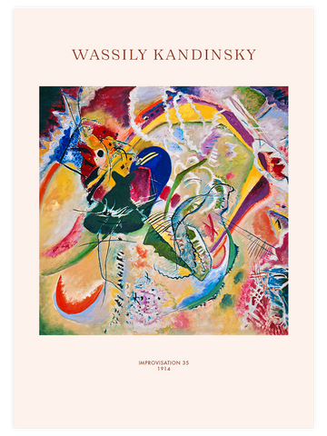 Kandinsky Improvisation 35 - Art Print Kandinsky Improvisation 35 - Art Print