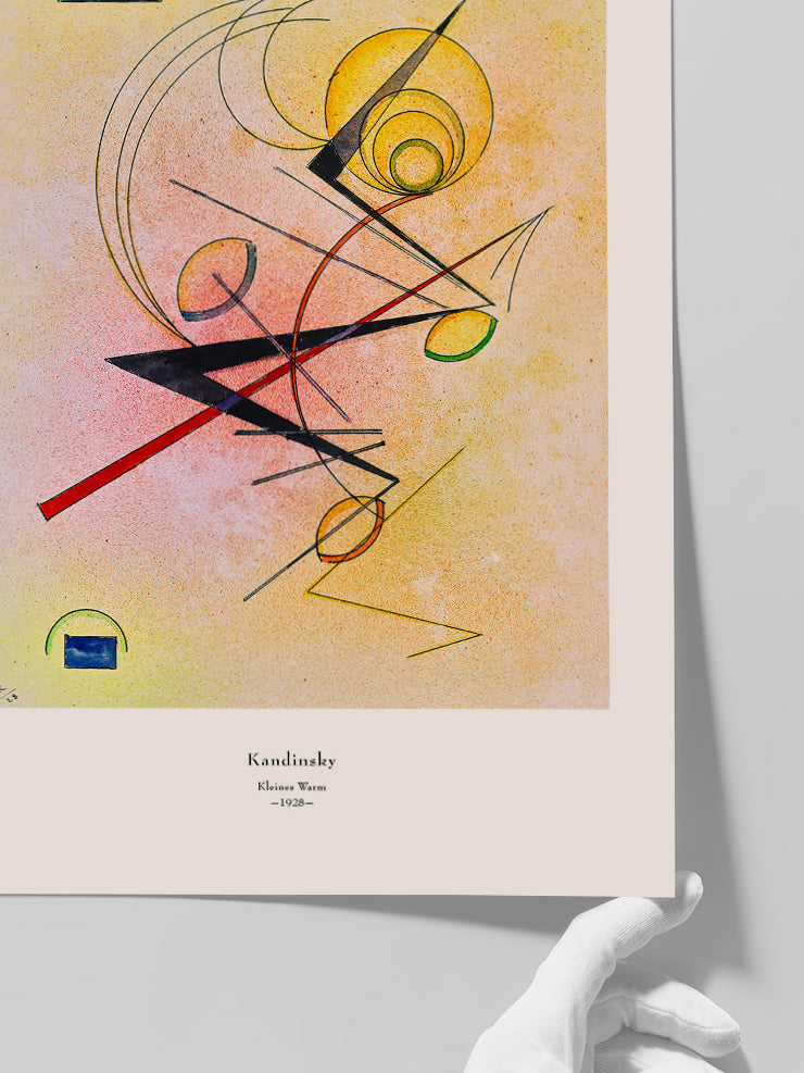 Kandinsky Kleines Warm - Art Print Poster