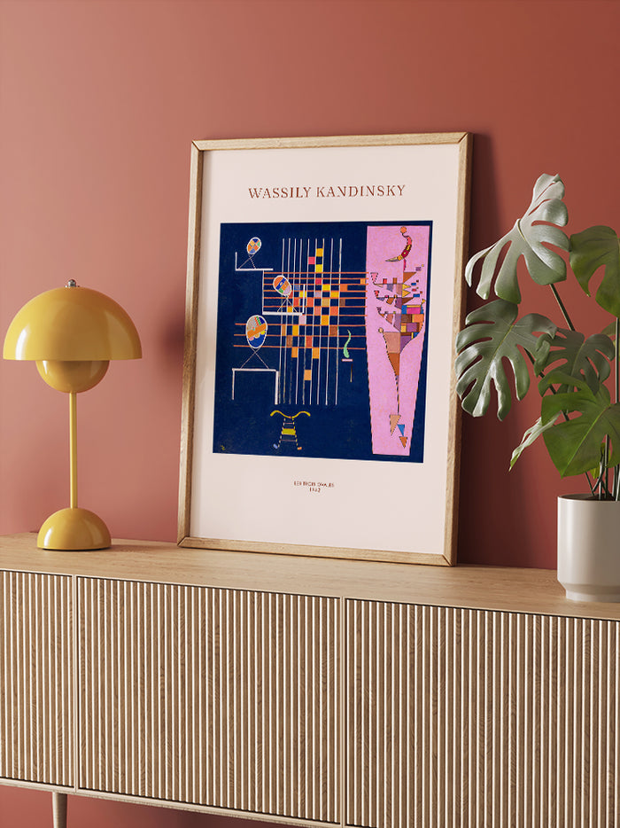 Kandinsky Les Trois Ovales - Art Print Poster