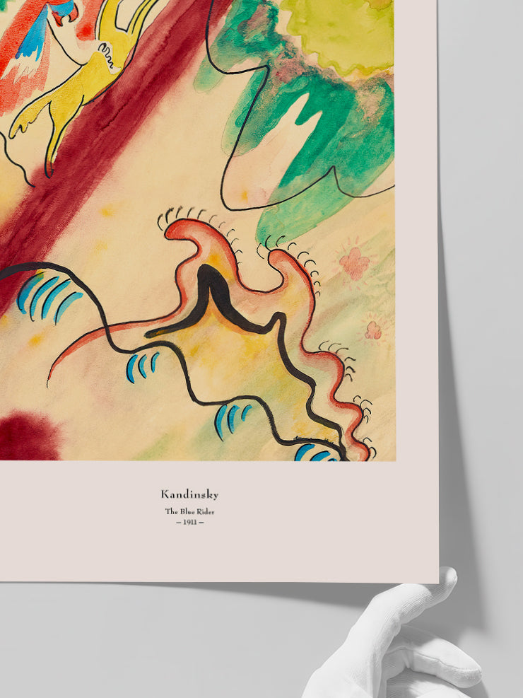 Kandinsky The Blue Rider - Art Print Poster