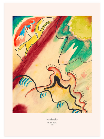 Kandinsky The Blue Rider - Art Print Kandinsky The Blue Rider - Art Print