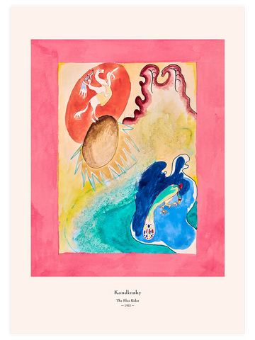 Kandinsky Mavi Süvari VI - Art Print Kandinsky Mavi Süvari VI - Art Print