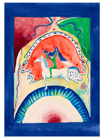 Kandinsky The Blue Rider - Art Print Kandinsky The Blue Rider - Art Print
