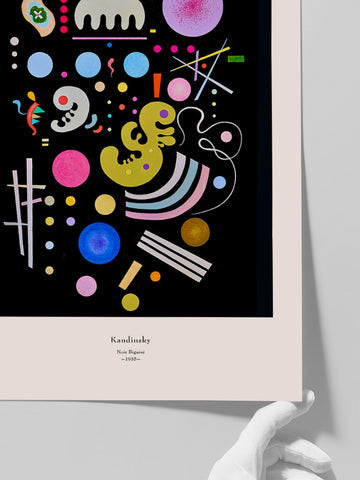 Kandinsky Noir Bigarré - Art Print Kandinsky Noir Bigarré - Art Print