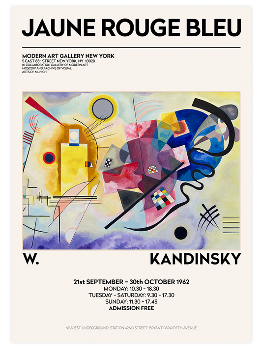 Kandinsky Afiş N13 Poster - Giclée Baskı