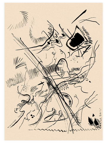 Kandinsky Sketch N1 - Art Print Kandinsky Sketch N1 - Art Print
