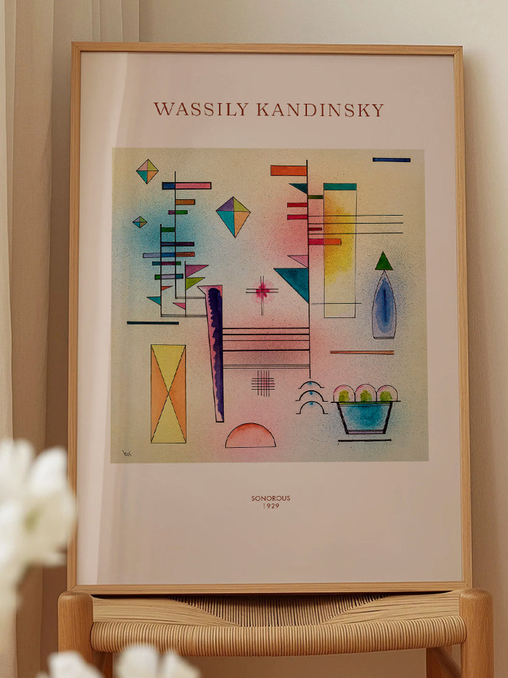Kandinsky Sonorous - Art Print Poster