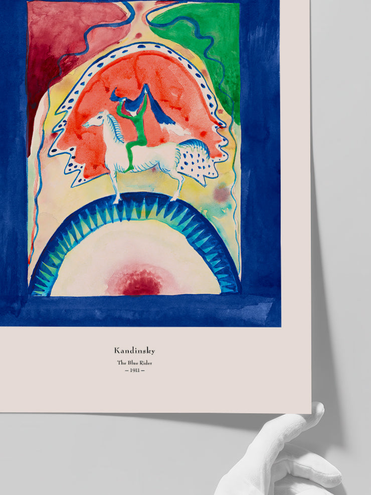 Kandinsky The Blue Rider - Art Print Poster