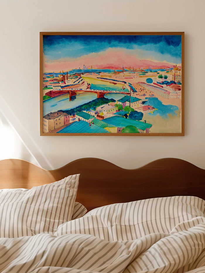 Kandinsky Moskova Manzarası - Art Print Poster