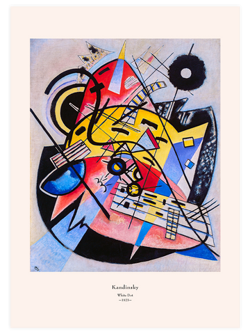 Kandinsky White Dot - Art Print Kandinsky White Dot - Art Print