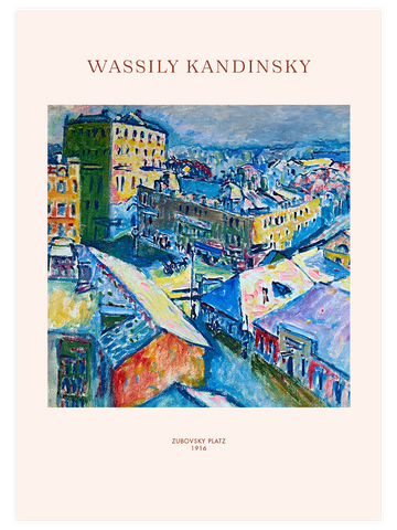 Kandinsky Zubovsky Platz - Art Print Kandinsky Zubovsky Platz - Art Print
