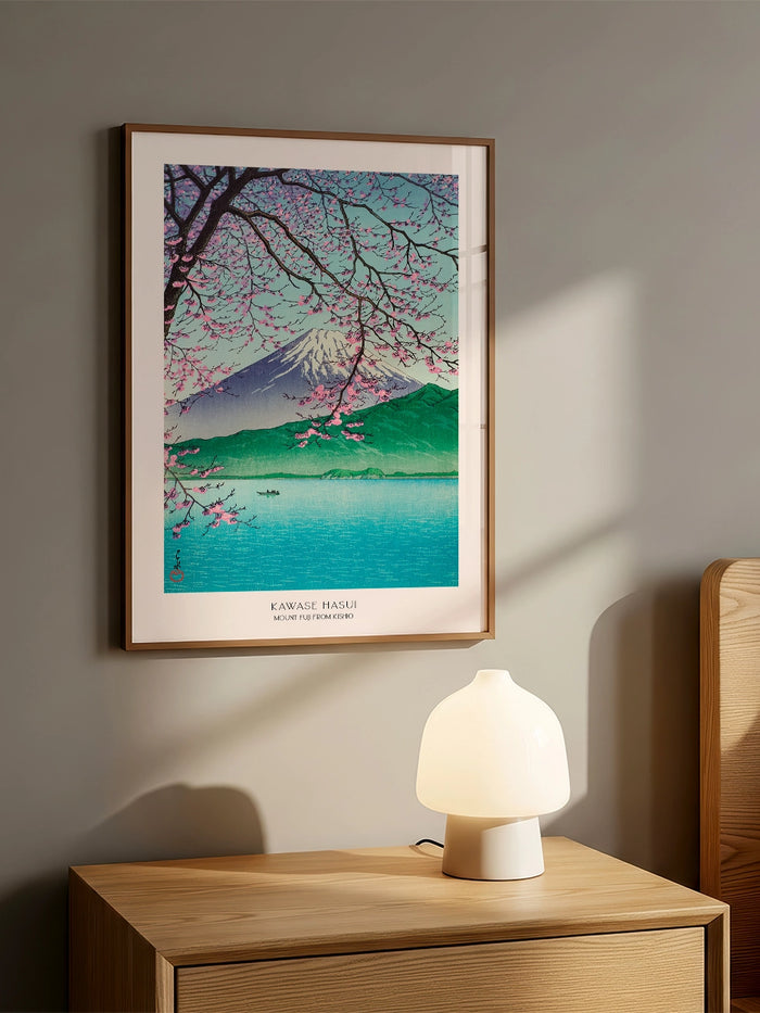 Kawase Hasui, Mount Fuji from Kishio - Art Print Poster