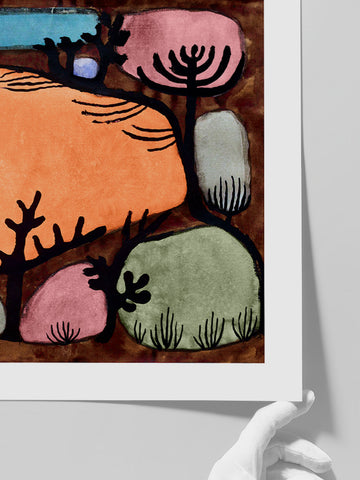 Klee Der Tag im Wald - Art Print Klee Der Tag im Wald - Art Print