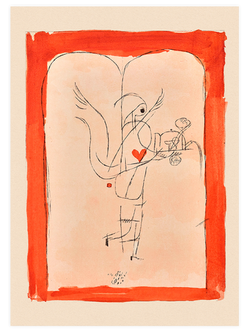 Klee Koruyucu Melek Küçük Bir Kahvaltı Sunuyor - Art Print Klee Koruyucu Melek Küçük Bir Kahvaltı Sunuyor - Art Print