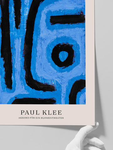 Klee Akkord für ein Blumentheater - Art Print Klee Akkord für ein Blumentheater - Art Print
