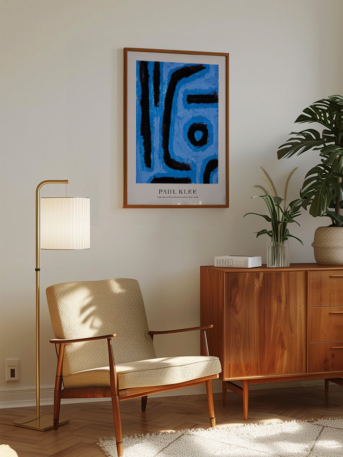 Klee Akkord für ein Blumentheater - Art Print Poster
