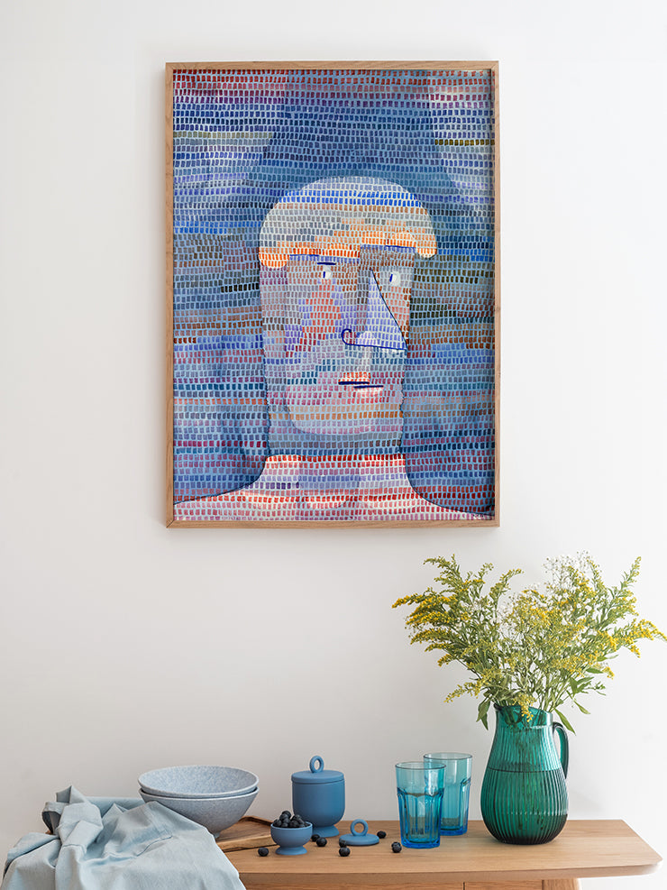 Klee Sporcunun Kafası - Art Print Poster