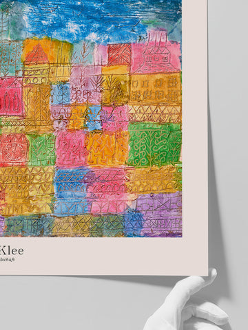 Klee Bunte Landschaft - Art Print Klee Bunte Landschaft - Art Print