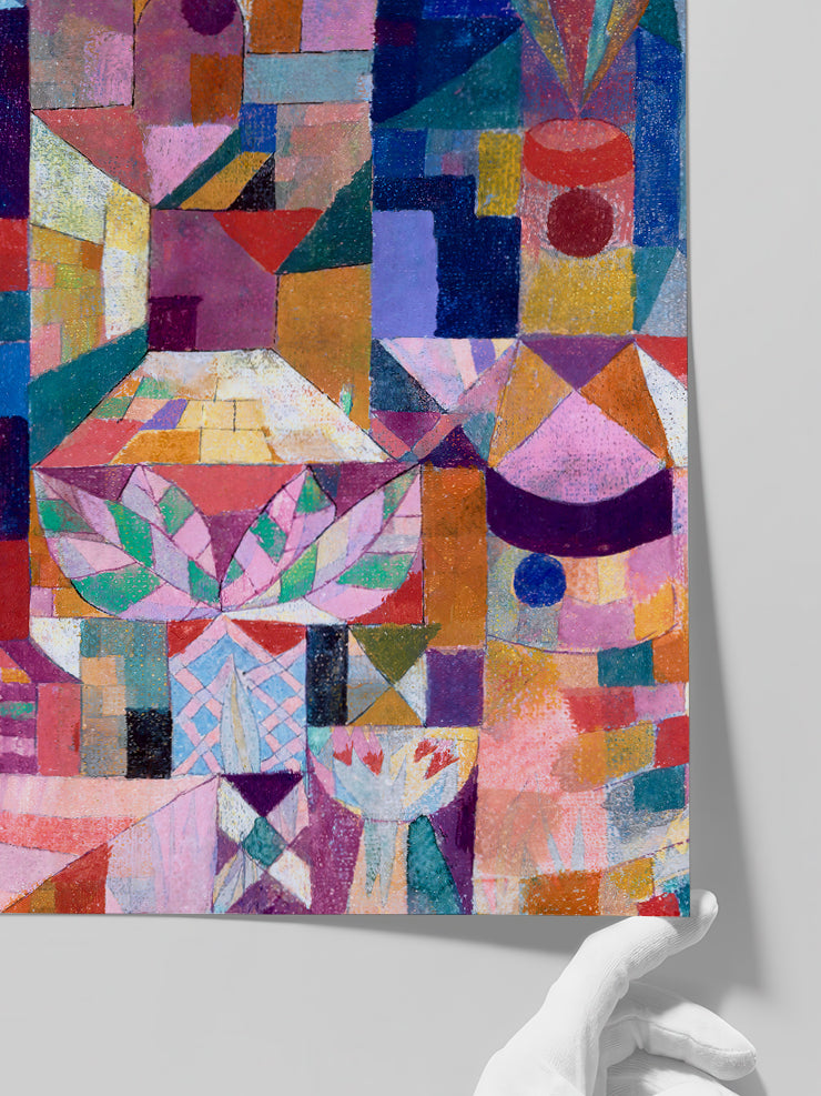 Klee Kale Bahçesi - Art Print Poster