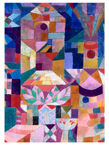 Klee Kale Bahçesi - Art Print Klee Kale Bahçesi - Art Print