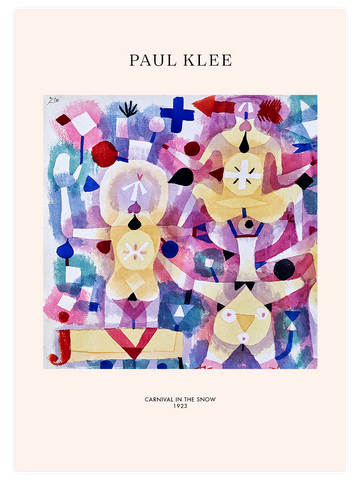 Klee Carnival in the Snow - Art Print Klee Carnival in the Snow - Art Print