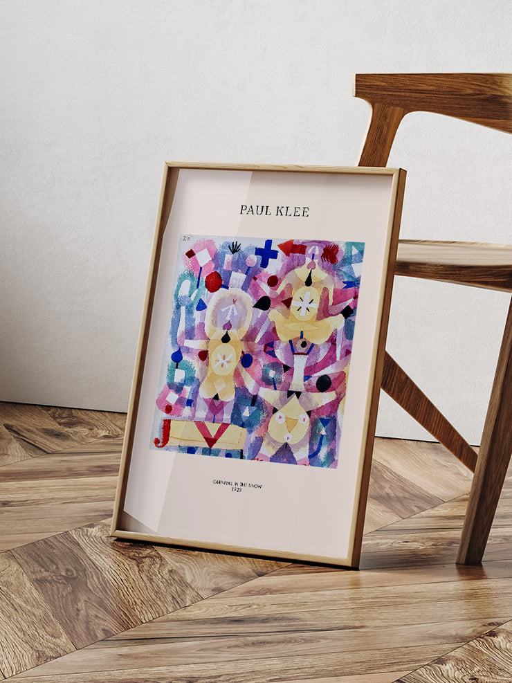 Klee Carnival in the Snow - Art Print Poster