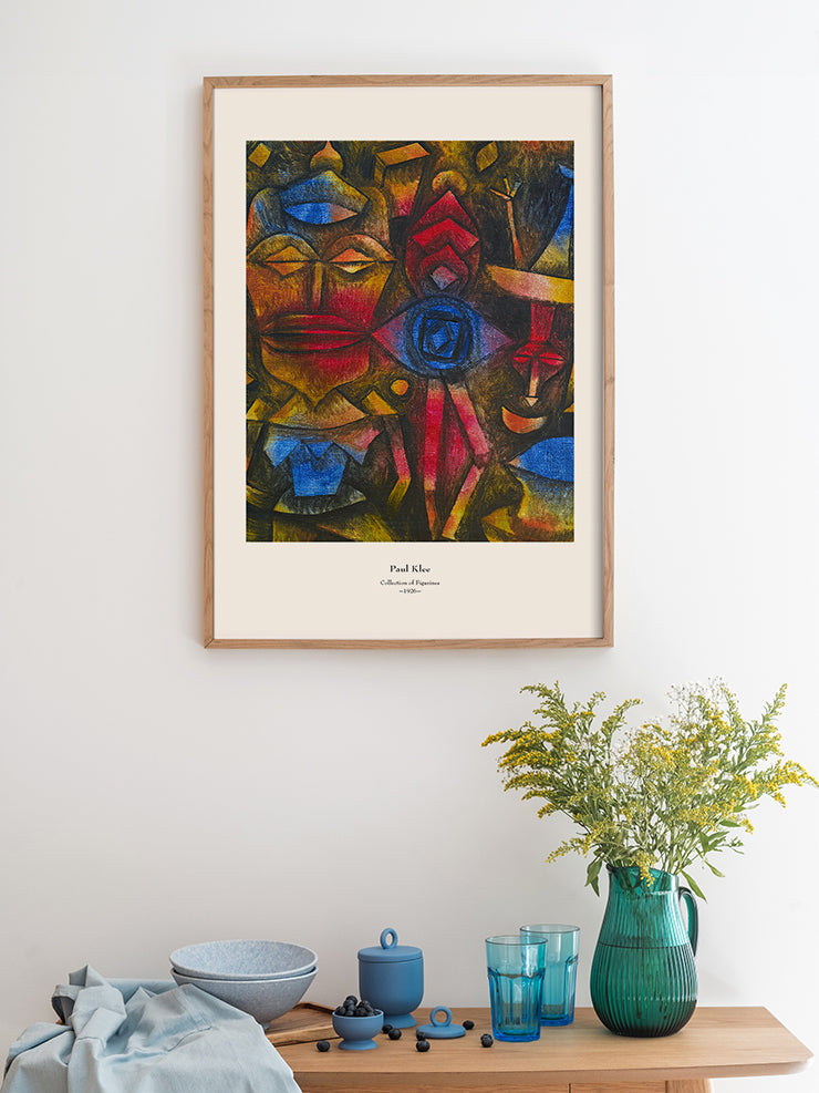 Klee Collection of Figurines - Art Print Poster