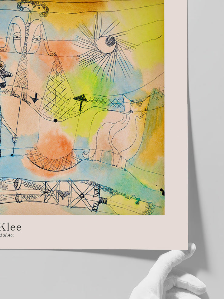 Klee Drama, End of Act - Art Print Poster