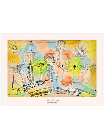 Klee Drama, End of Act - Art Print Klee Drama, End of Act - Art Print