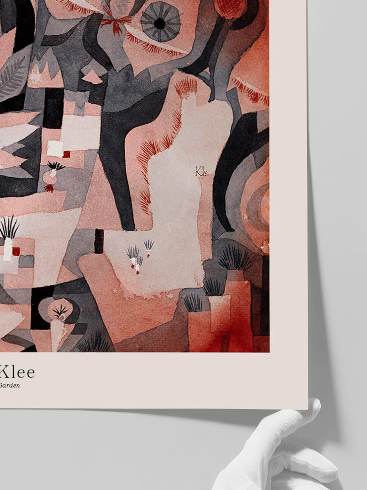 Klee Kuru Serin Bahçe - Art Print Poster