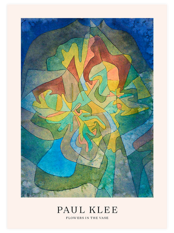 Klee Flowers in the Vase - Art Print Klee Flowers in the Vase - Art Print
