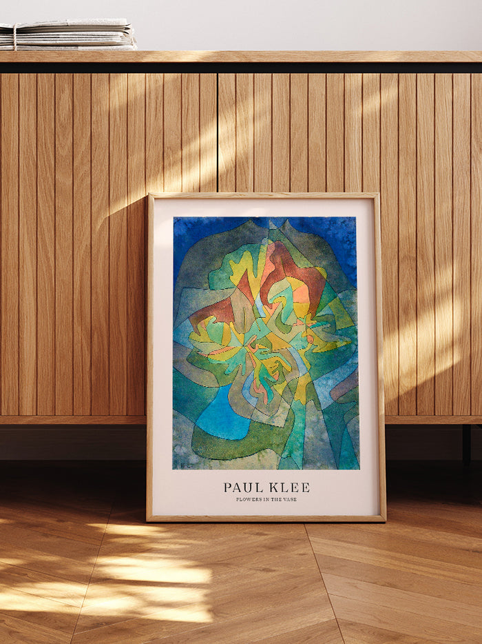 Klee Flowers in the Vase - Art Print Poster