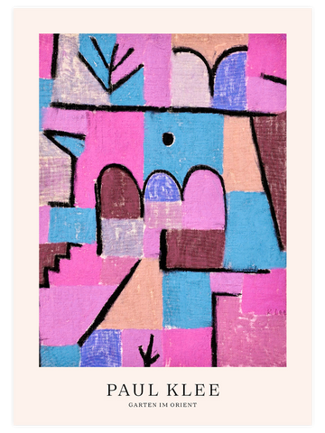 Klee Garten im Orient - Art Print Klee Garten im Orient - Art Print