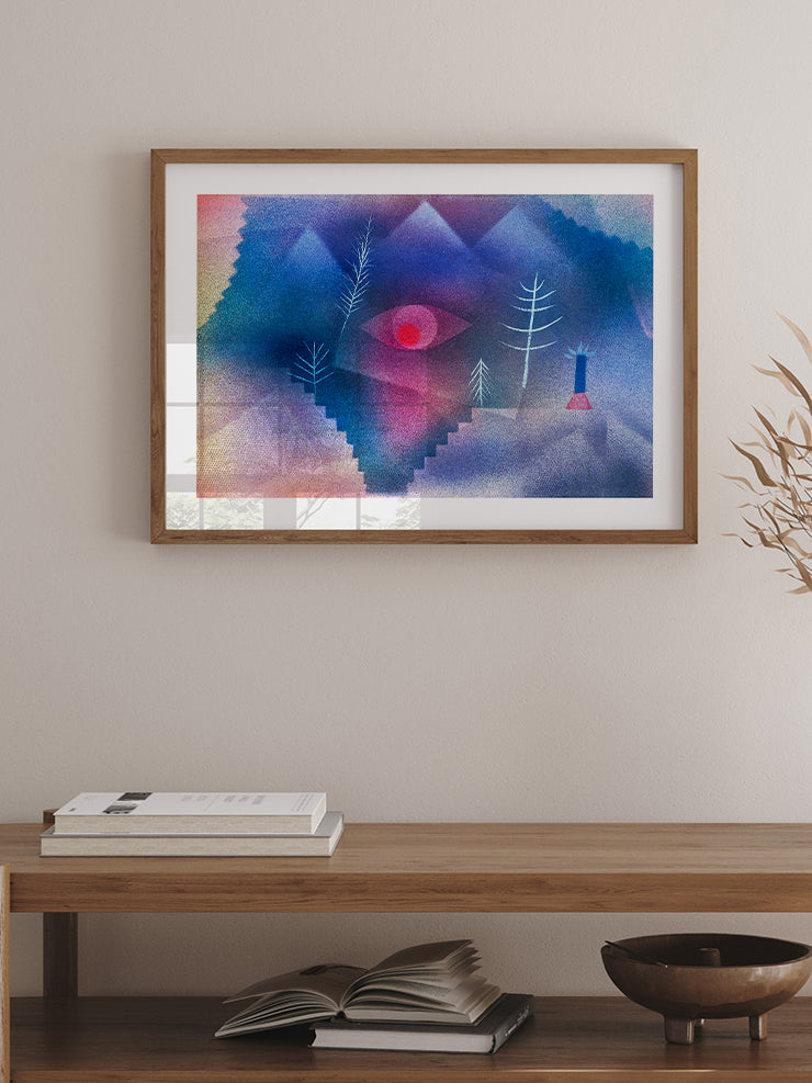Klee Glance of a Landscape - Art Print Poster