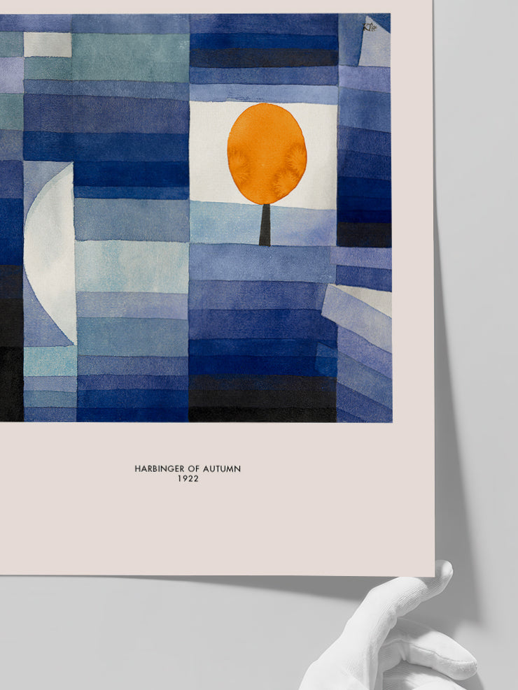 Klee Der Vorbote des Herbstes - Art Print Poster