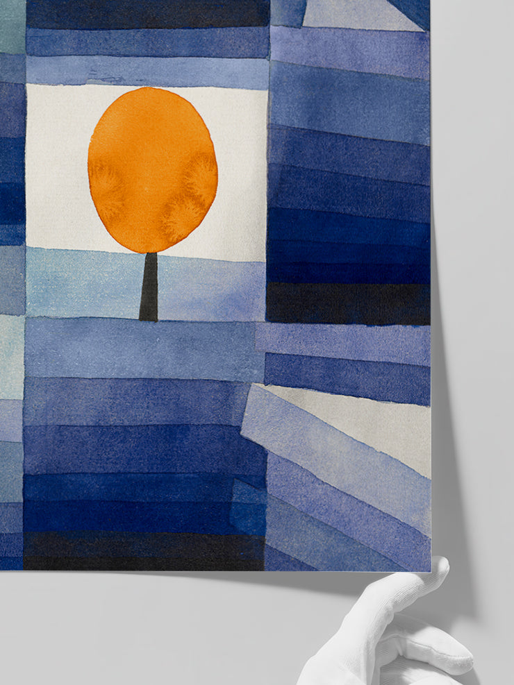 Klee Harbinger of Autumn - Art Print Poster