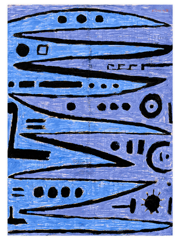 Klee Yayın Kahramanca Atışları - Art Print Klee Yayın Kahramanca Atışları - Art Print