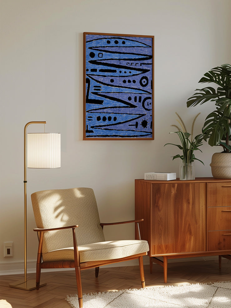 Klee Yayın Kahramanca Atışları - Art Print Poster