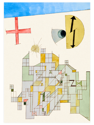 Klee House of the Z Company - Art Print Klee House of the Z Company - Art Print