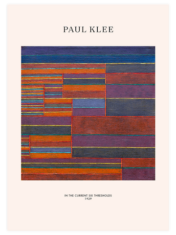 Klee In the Current Six Thresholds - Art Print Klee In the Current Six Thresholds - Art Print