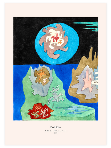 Klee In The Land of Precious Stones - Art Print Klee In The Land of Precious Stones - Art Print