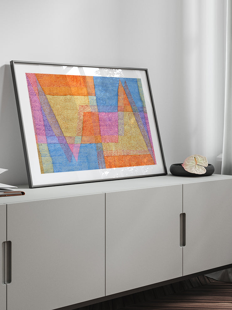 Klee La Lumière et les Arêtes - Art Print Poster