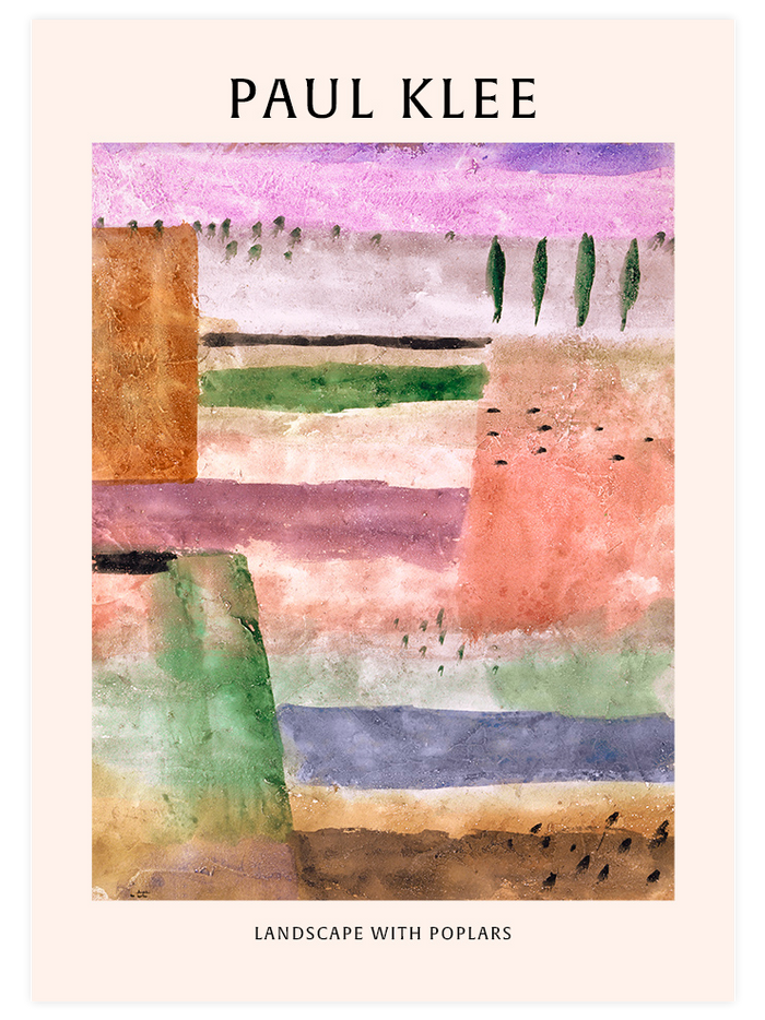 Paul Klee Landscape & Balloon - Poster Seti Duo Poster